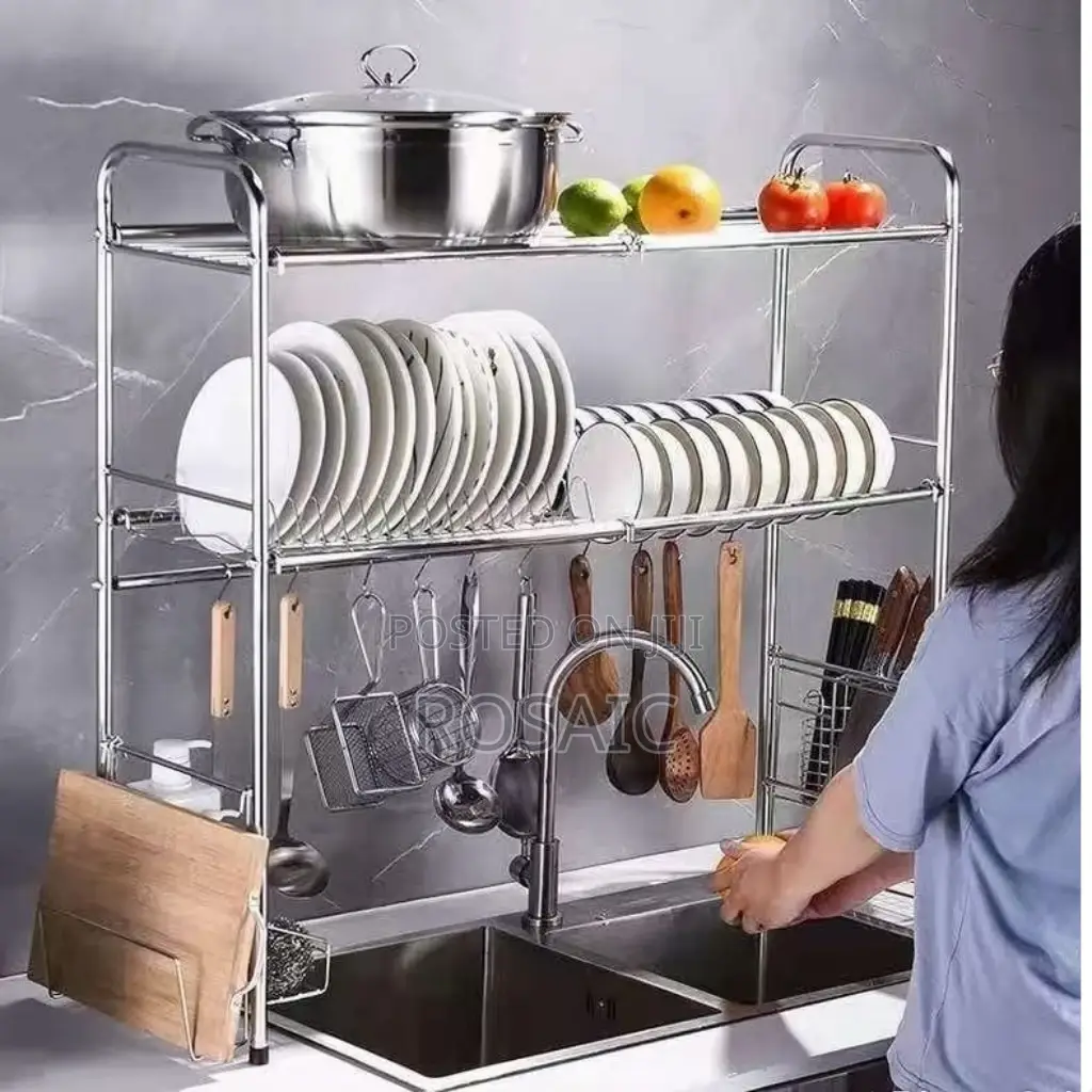 2 Tier Over the Sink Dish Drainer