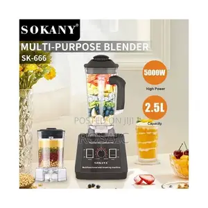 Sokany Commercial Blender (5000 Watts)