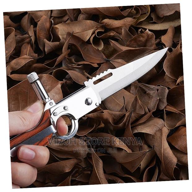 Multi-Tool Survival Switching Blade Defense Outdoor Knives - thumbnail 3