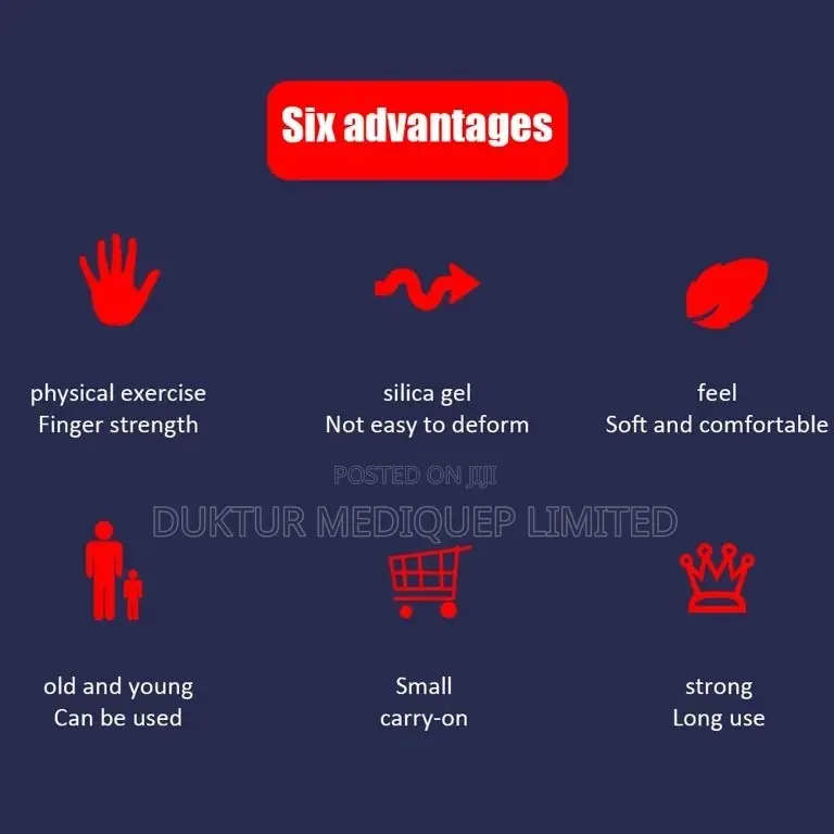 Silicone Hand Grip Arthritis Wrist Stretch Finger Trainer
