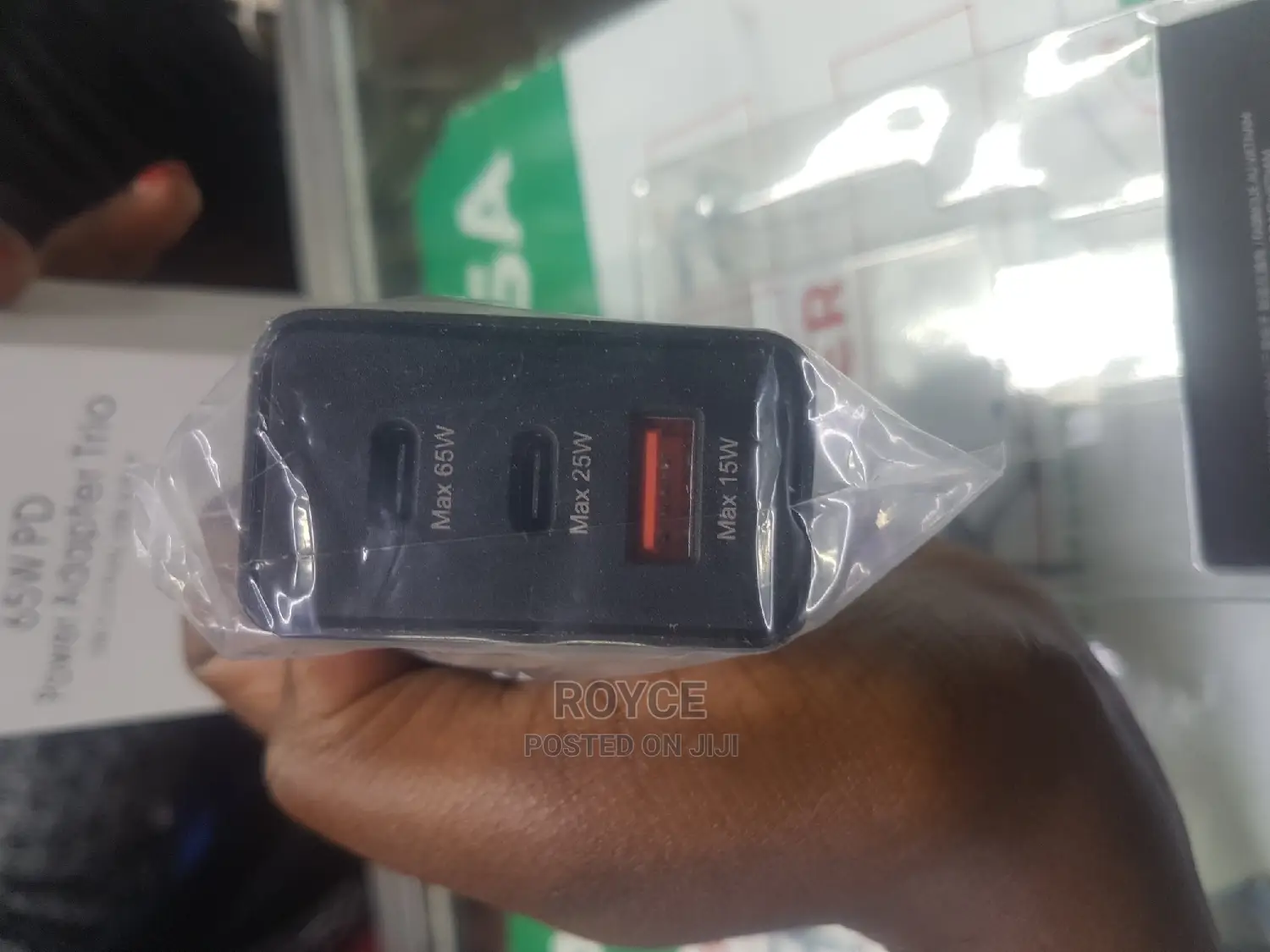2 in 1 -65w PD Power Adapter Trio