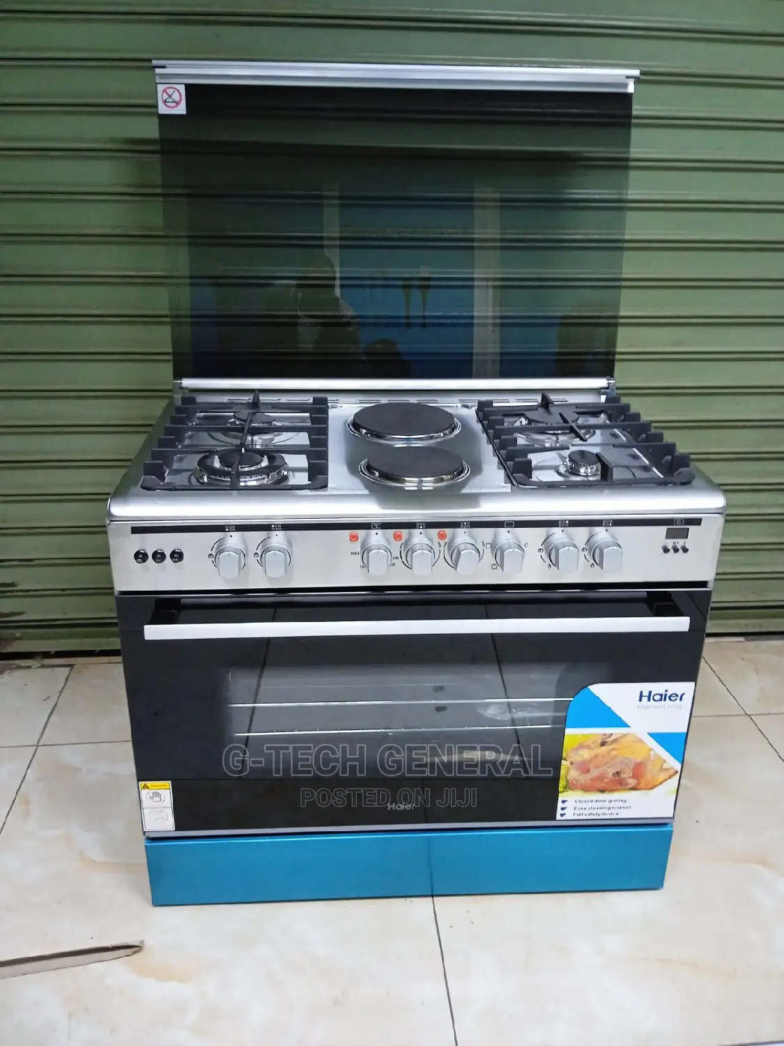 Haier 90*60 4gas+2electric Standing Cooker With A Timer
