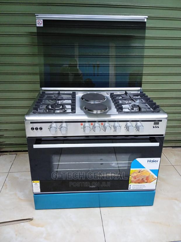 Haier 90*60 4gas+2electric Standing Cooker With A Timer