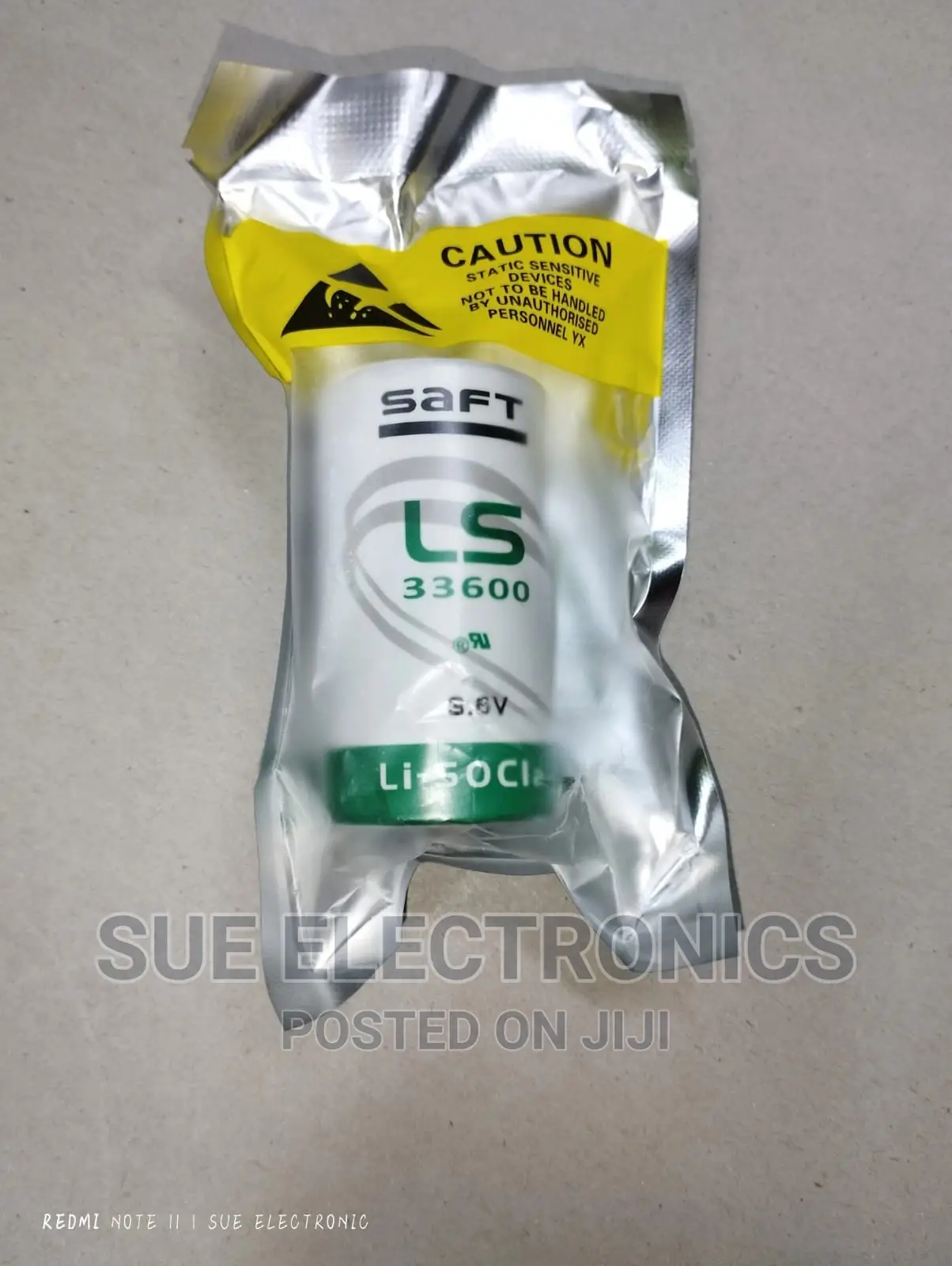 Saft Ls-33600 D 3.6v 17000mah Li-Socl2 Battery