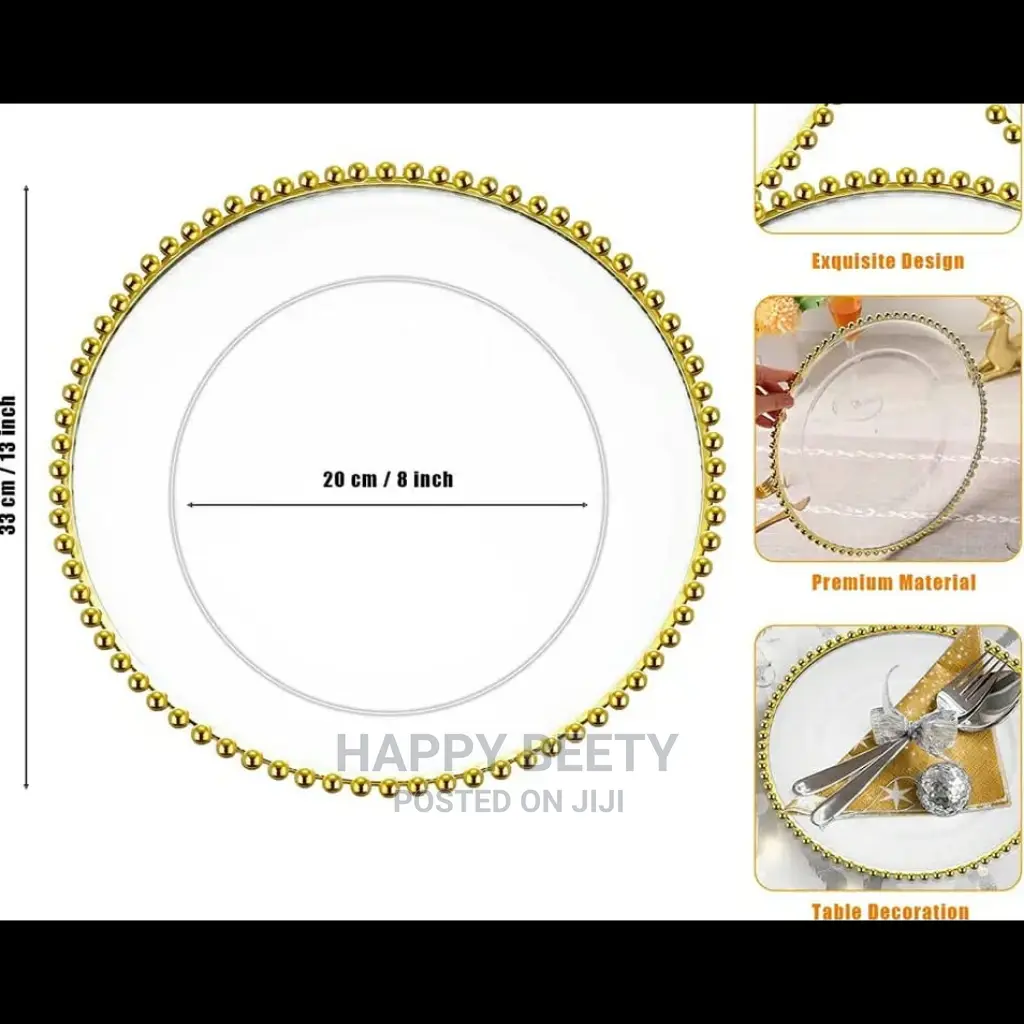 Acrylic Charger Plates