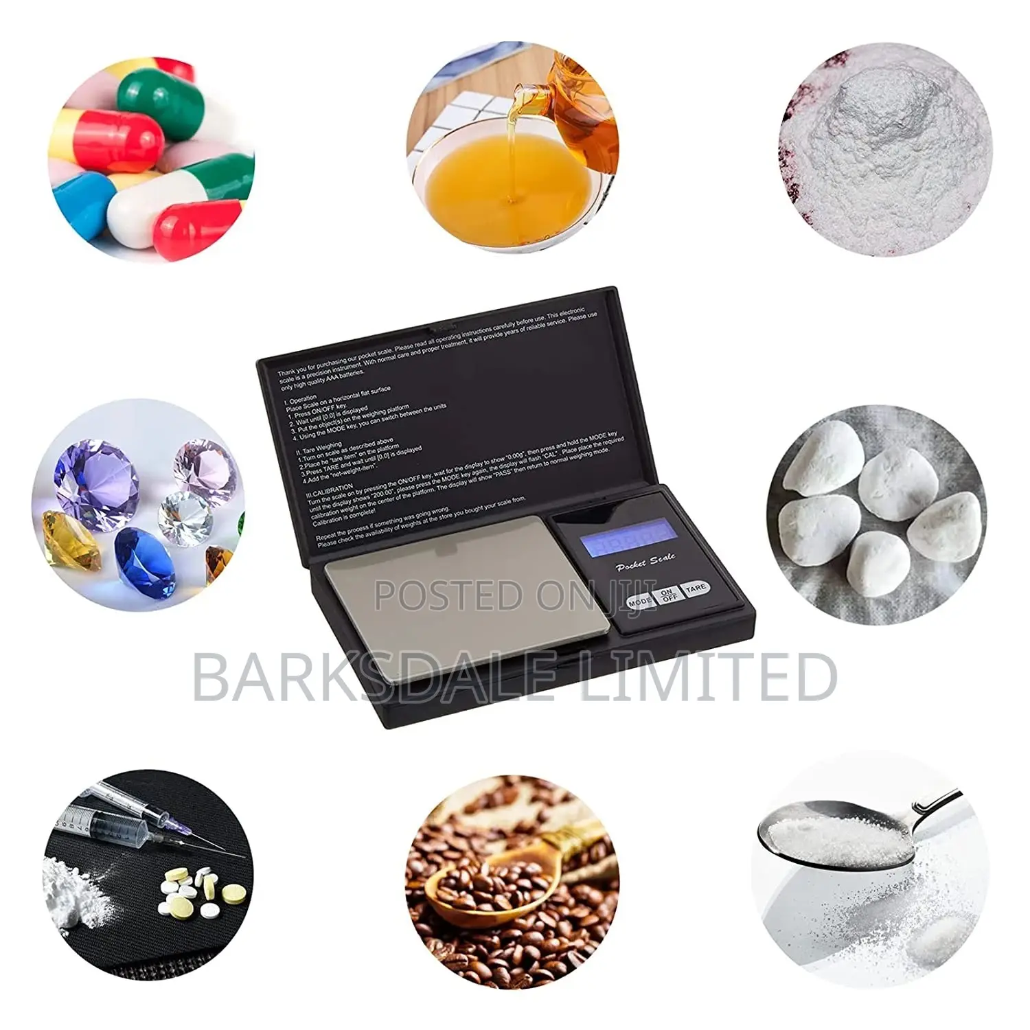 Micro Digital Scale Electronic Pocket Jewelry Gram 0.01 500g