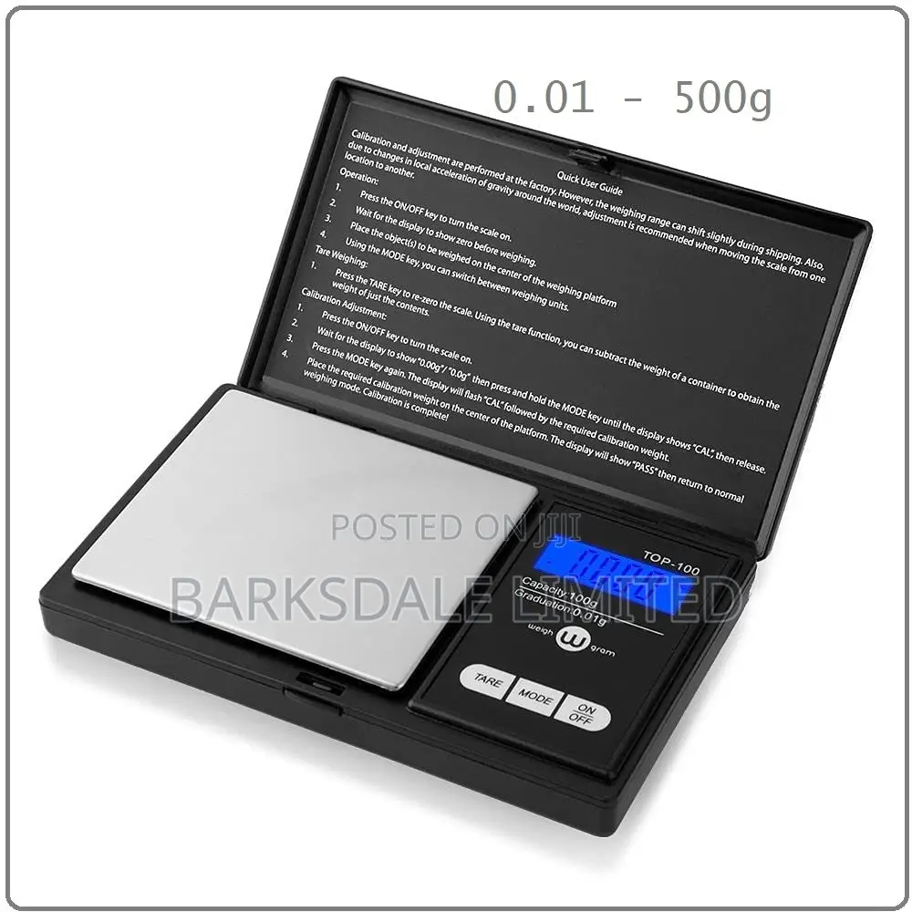 Micro Digital Scale Electronic Pocket Jewelry Gram 0.01 500g