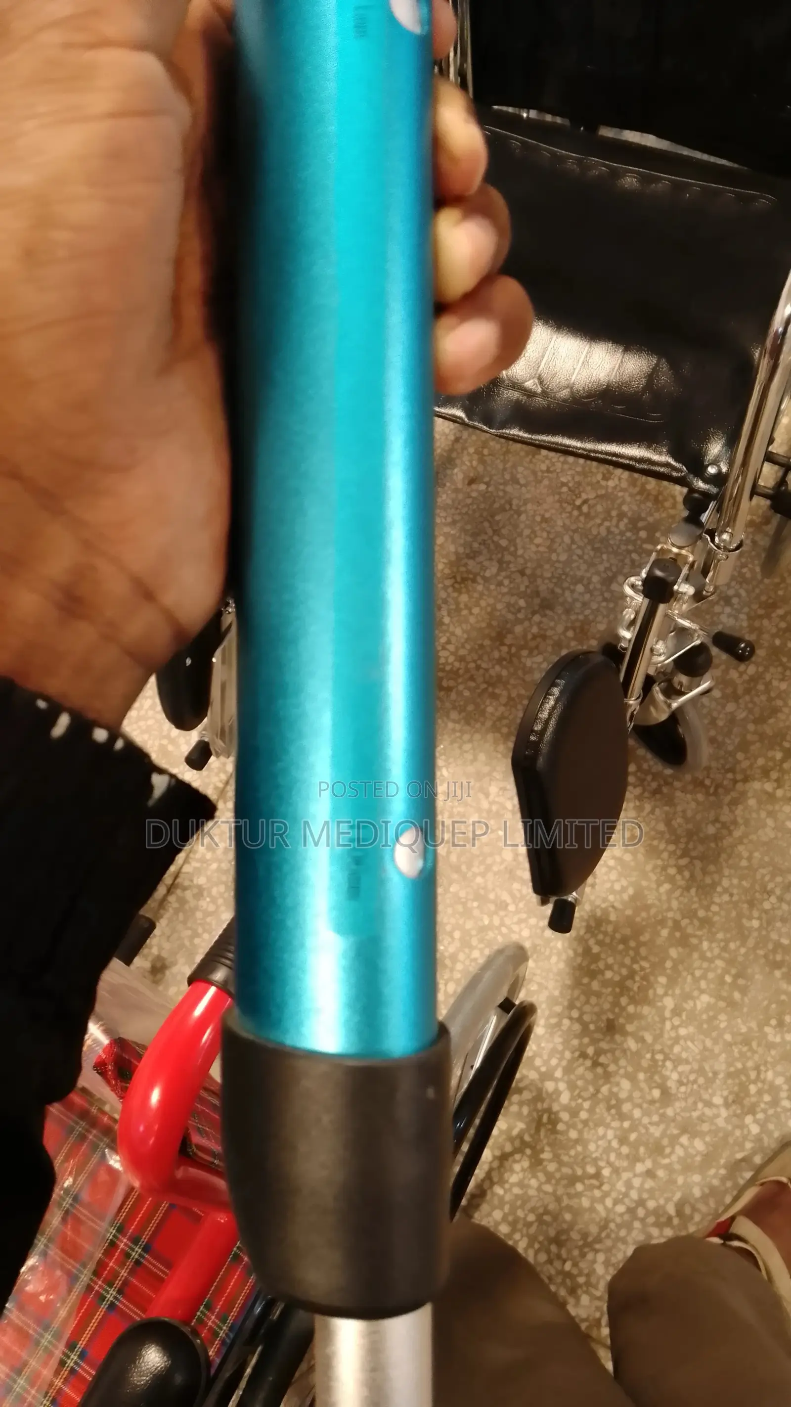 2 in 1 Aluminium Axillary Crutch/ Walking Stick