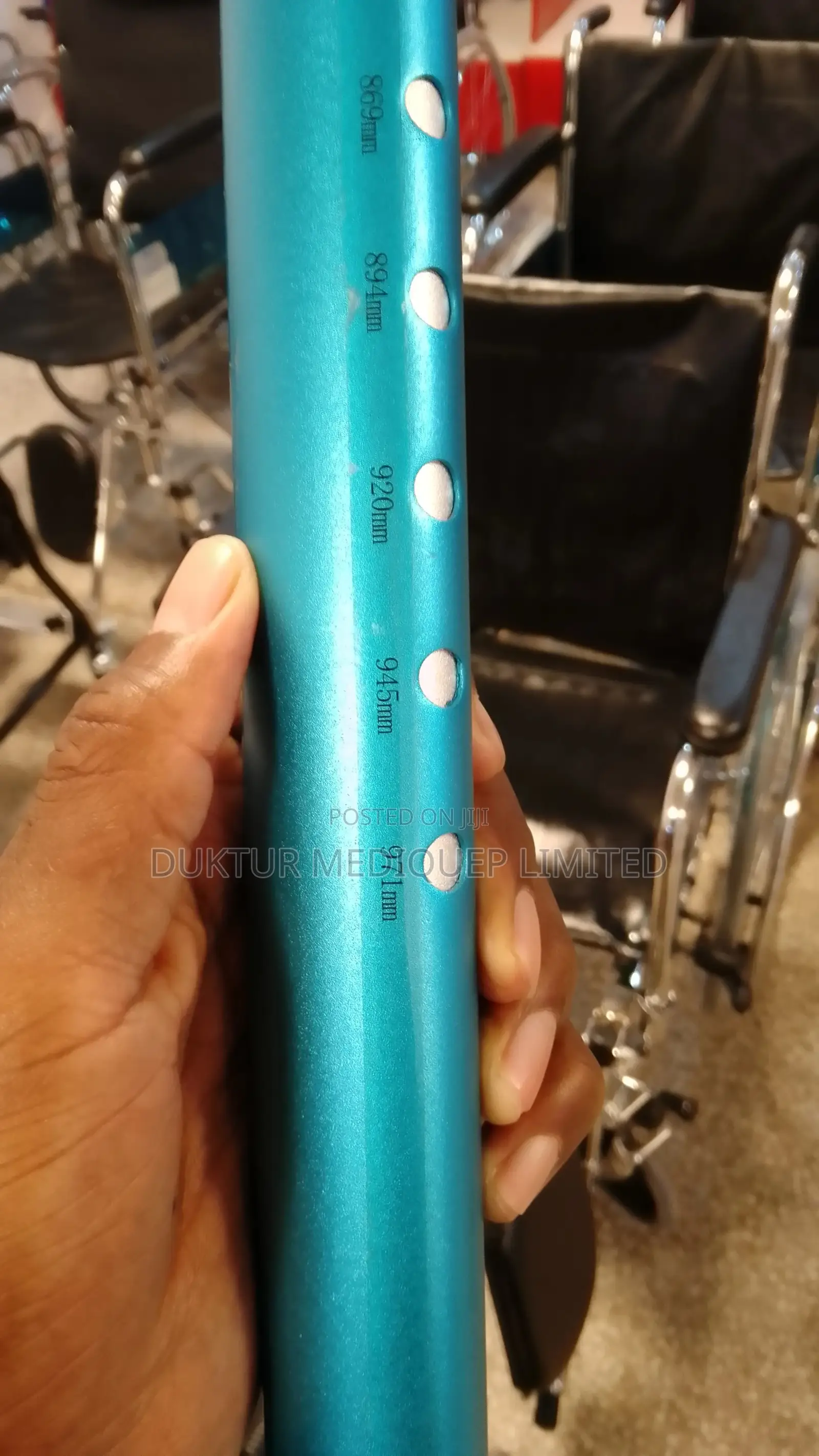 2 in 1 Aluminium Axillary Crutch/ Walking Stick