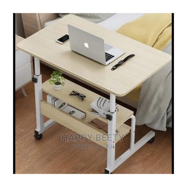 Adjustable Laptop Desk With Movable Wheels - main view