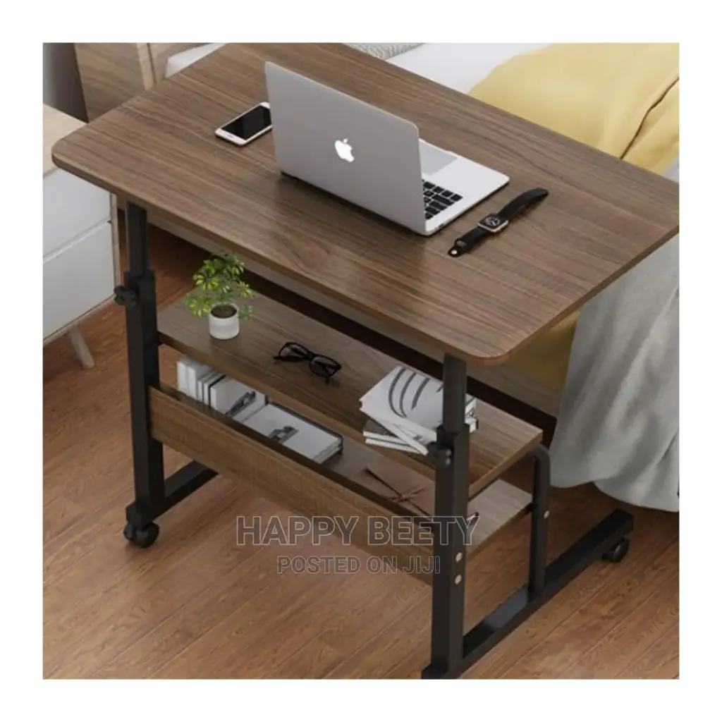 Adjustable Laptop Desk With Movable Wheels