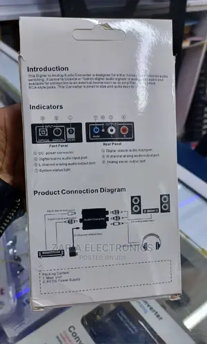 Digital to Analogue Audio Converter