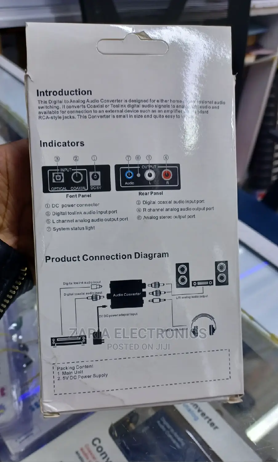 Digital to Analogue Audio Converter