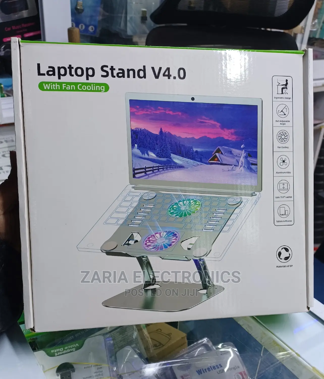 Laptop Stand V4.0 With Fan Cooling