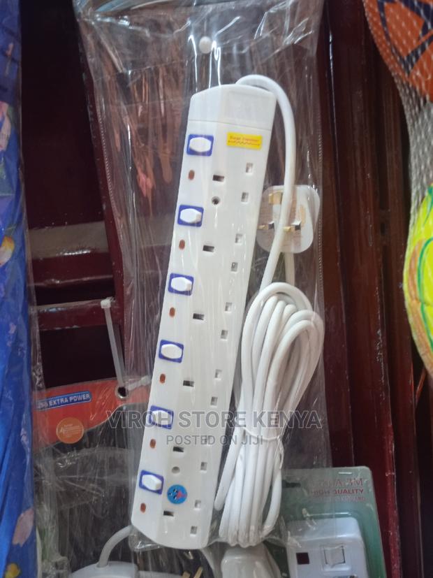 6 Ports 5 Metres Electric Socket Extension Cable
