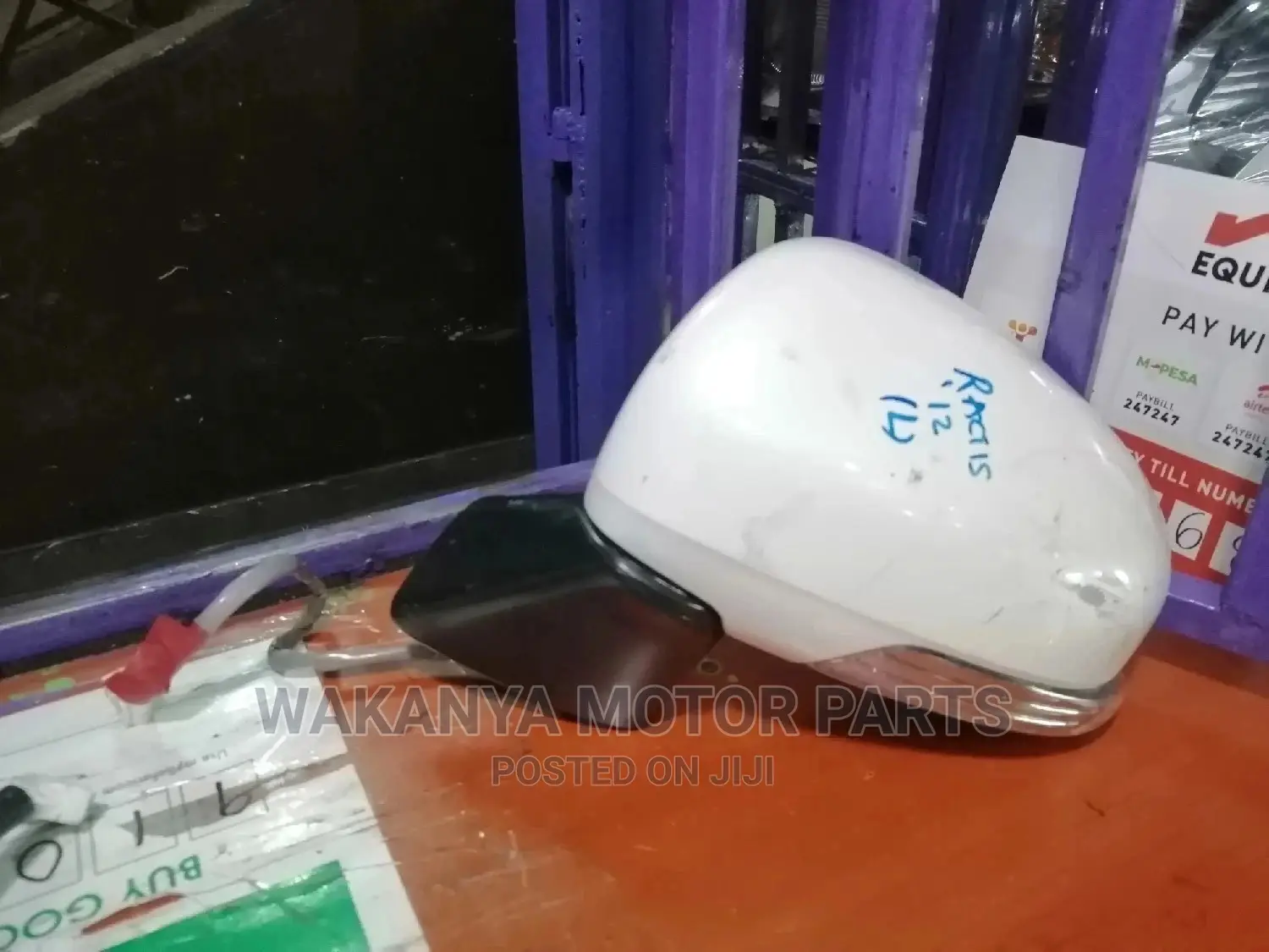 Toyota Ractis 2012 Power Sidemirror With Indicator, Ex Japan