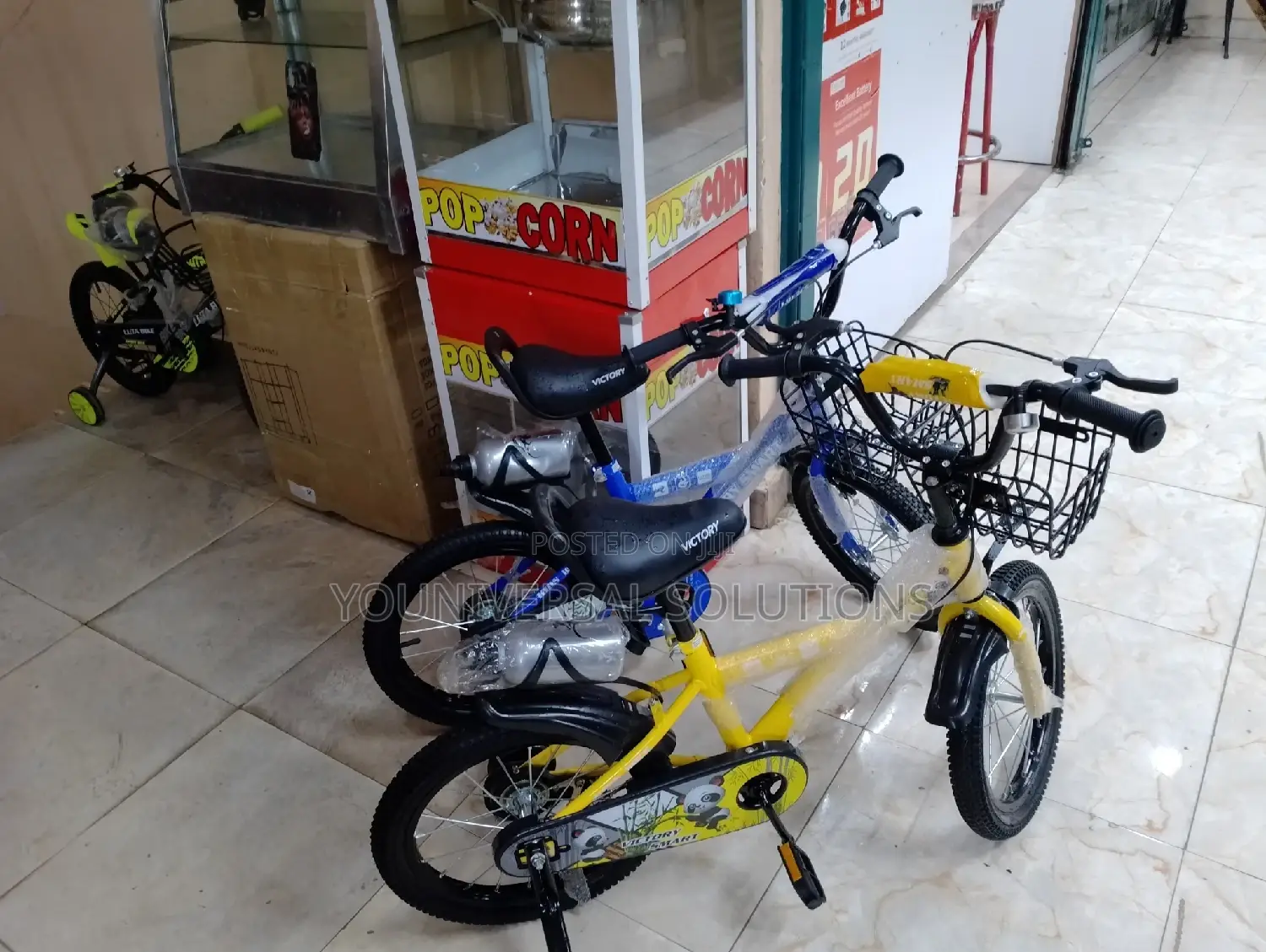 Size 16 Victory Bicycle (Yellow -Blue)