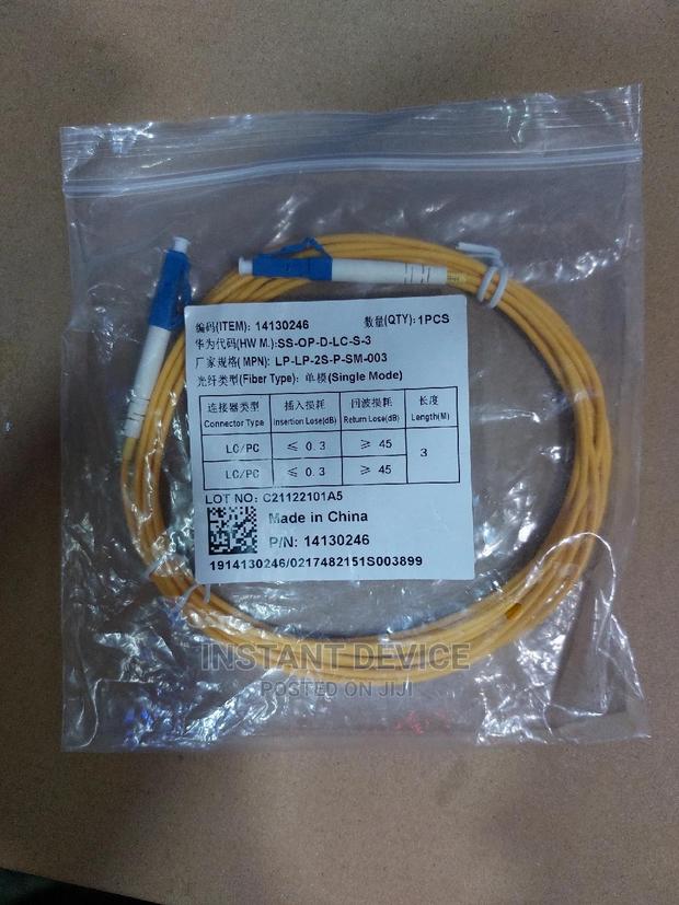 Optical Patch Cord Lc/Upc-Lc/Upc Single Mode Simplex