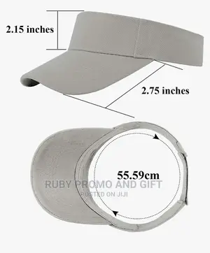 Grey Visor Caps