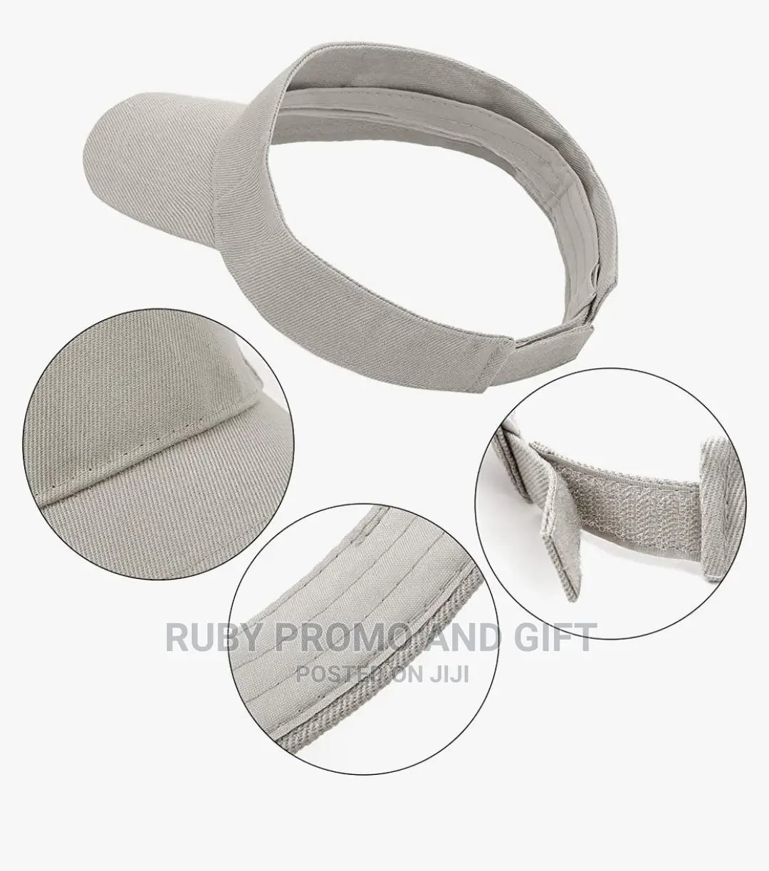 Grey Visor Caps