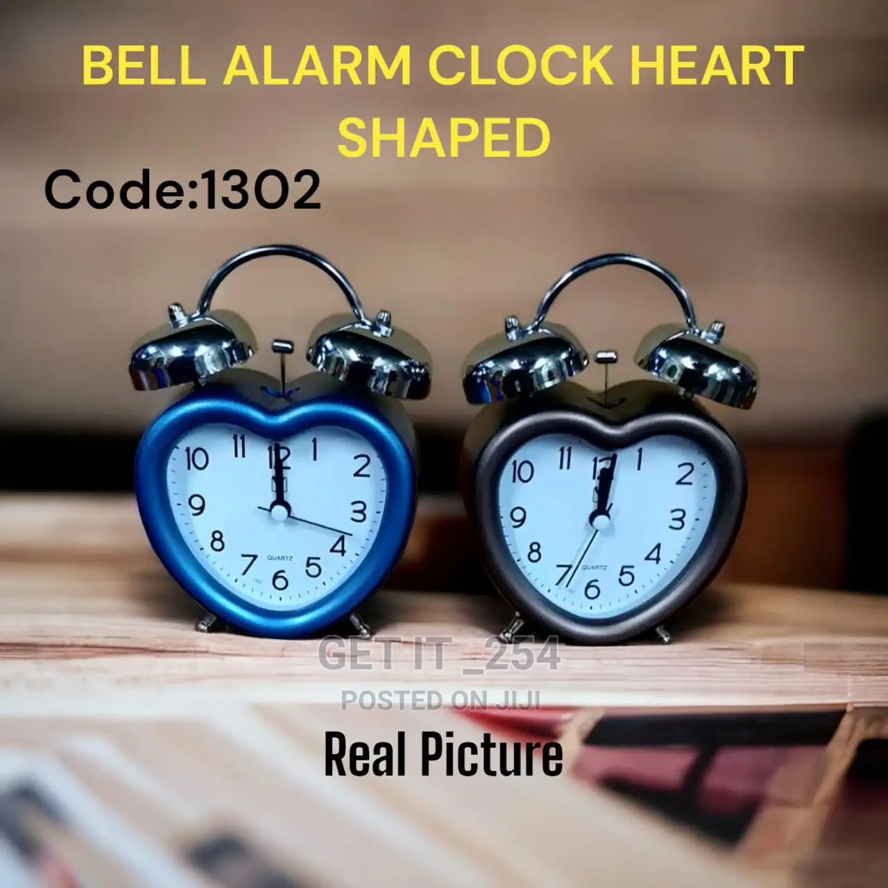  ARRIVAL 1302 Alarm Clock Heart Shaped at Per Piece.