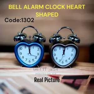 ARRIVAL 1302 Alarm Clock Heart Shaped at Per Piece.