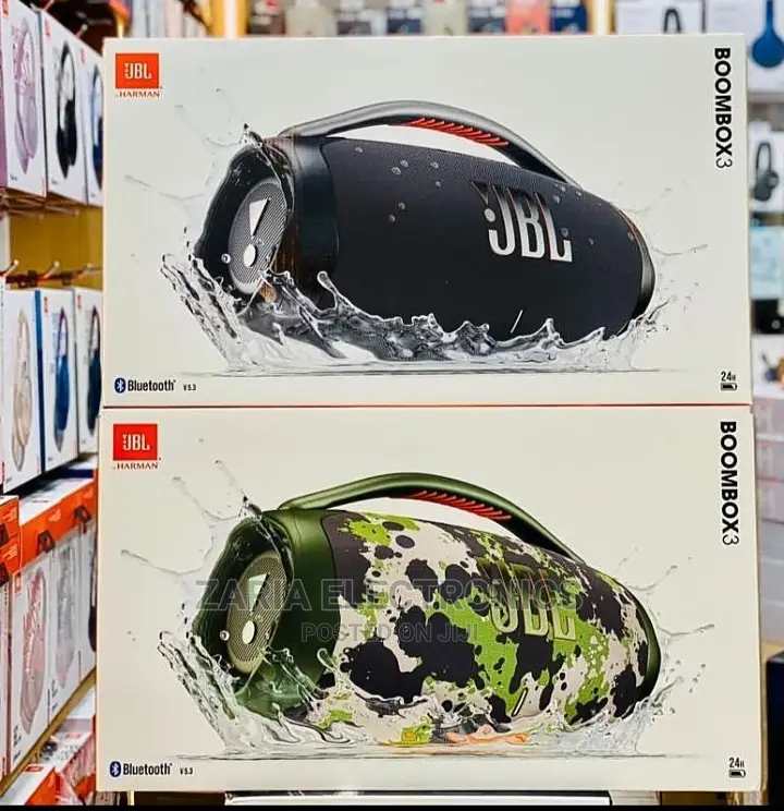JBL Portable Bluetooth Speaker Boombox 3