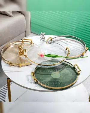 Round Acrylic Storage Tray