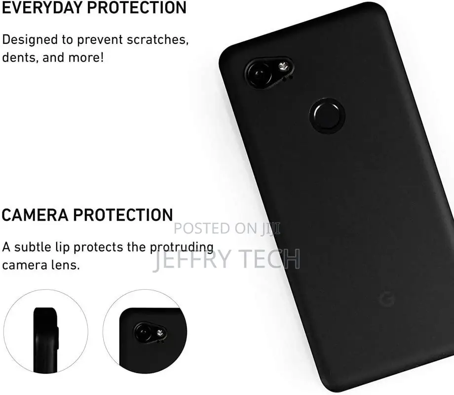 Back Cover Case for Google Pixel 2XL, Silicone Shockproof Ph