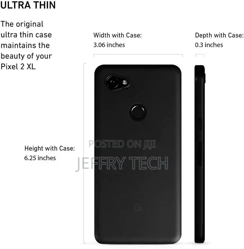 Back Cover Case for Google Pixel 2XL, Silicone Shockproof Ph