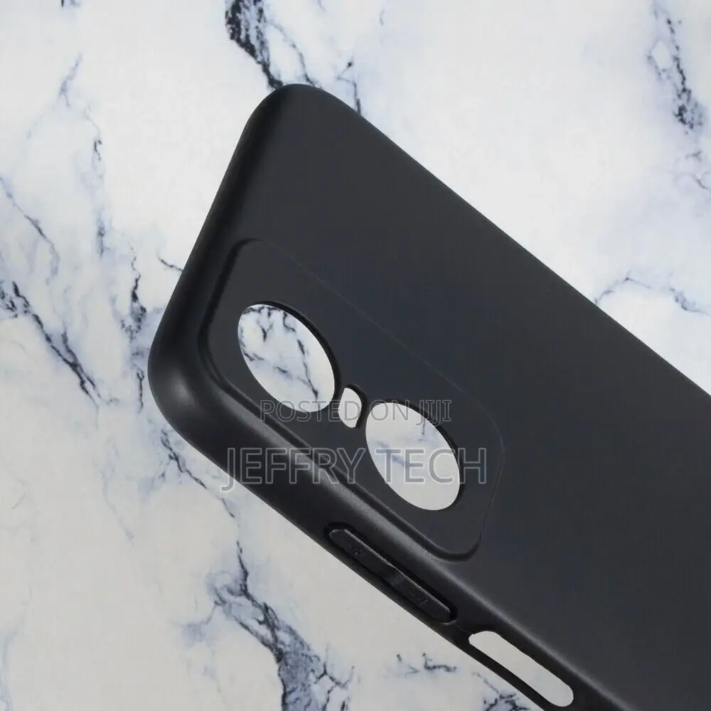 Black TPU Shell Cover for TECNO POP 6 PRO - Silicone Case