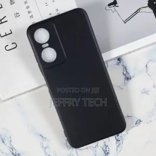 Black TPU Shell Cover for TECNO POP 6 PRO - Silicone Case
