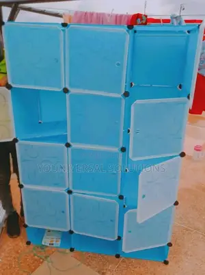 Blue Plastic Wadrobe