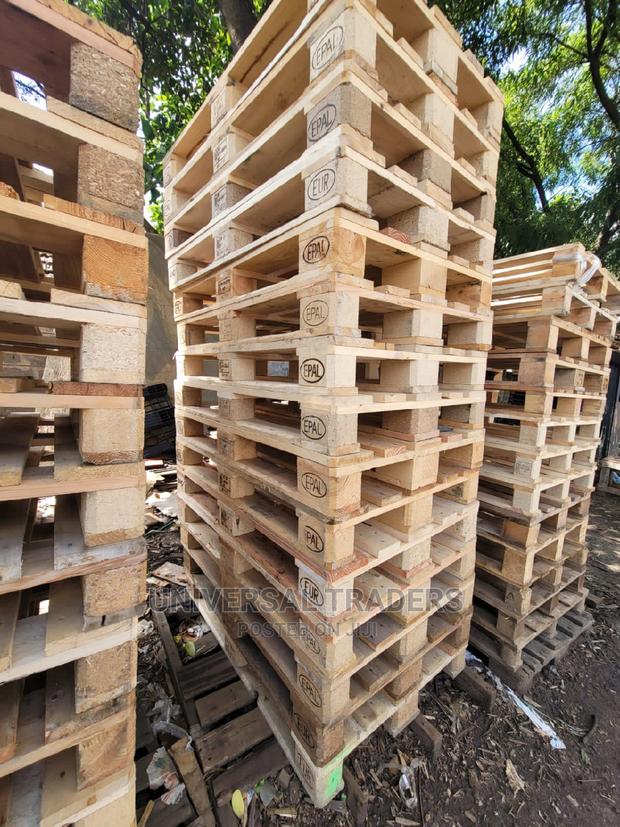 Approved Export Wooden Pallets - 120*80*15 CMS - main view