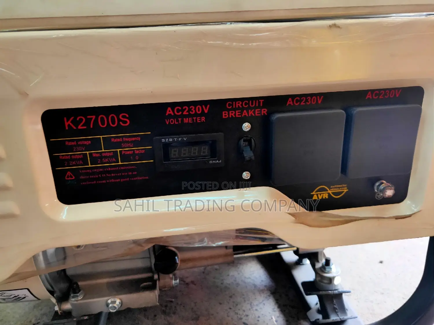 2.5kva Kicho Auto Choke Petrol Generator 100% Genuine Output
