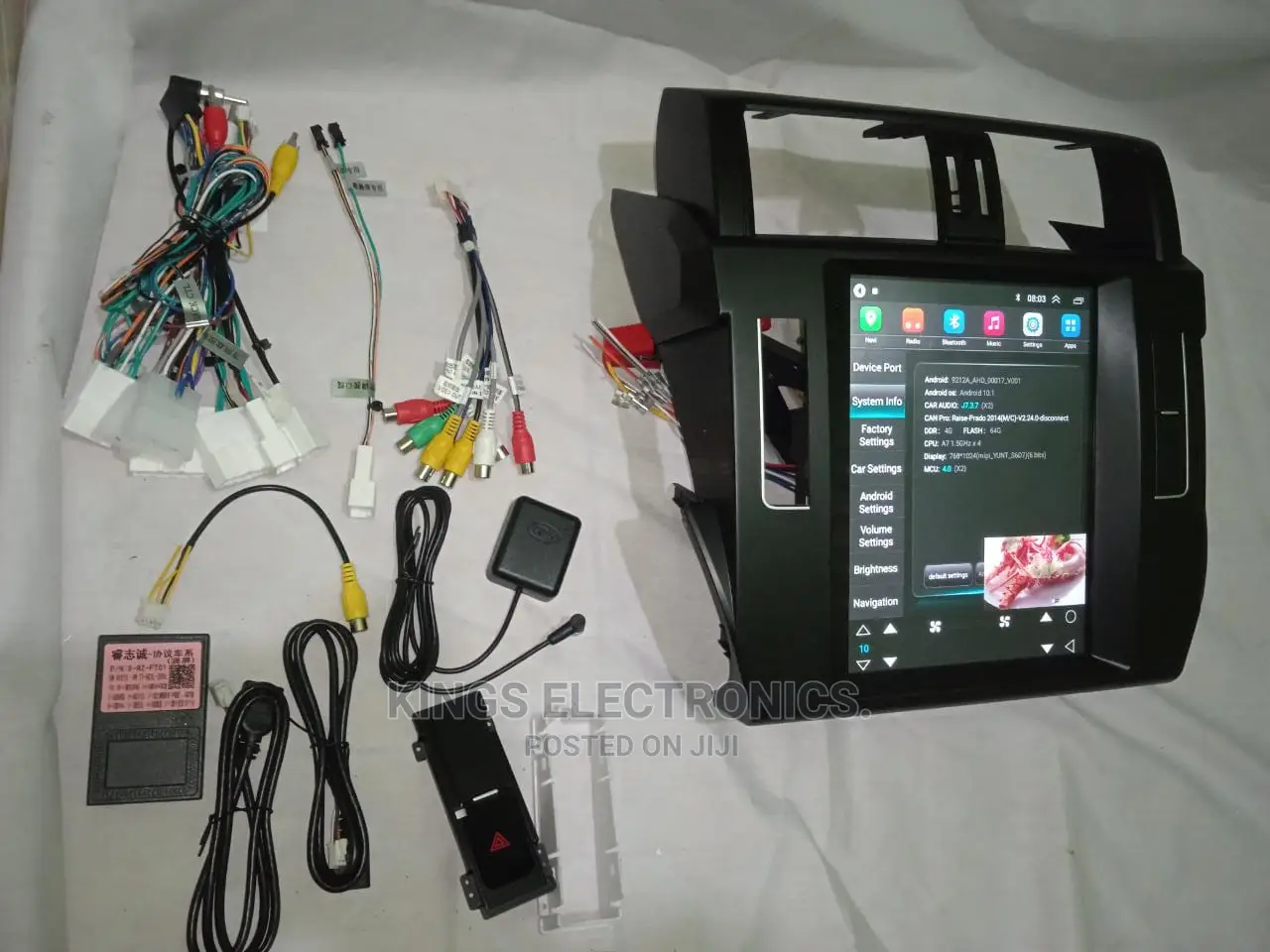 Prado Tx Tesla Android Screen.