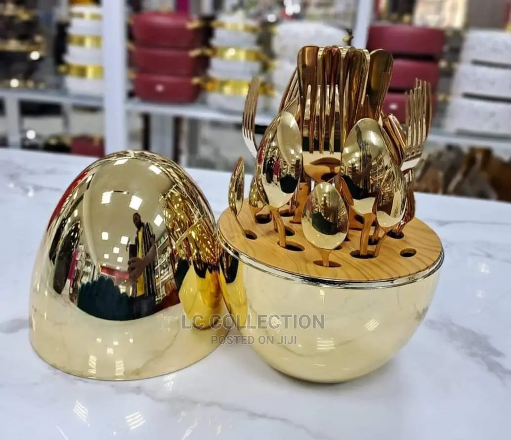 Gold English Spoon