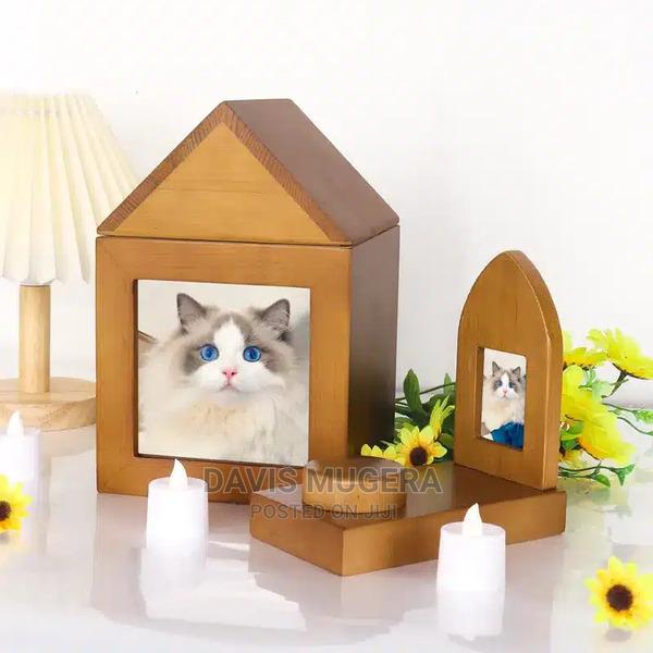 Personalized Photo Frame Dog Cat Urn - main view