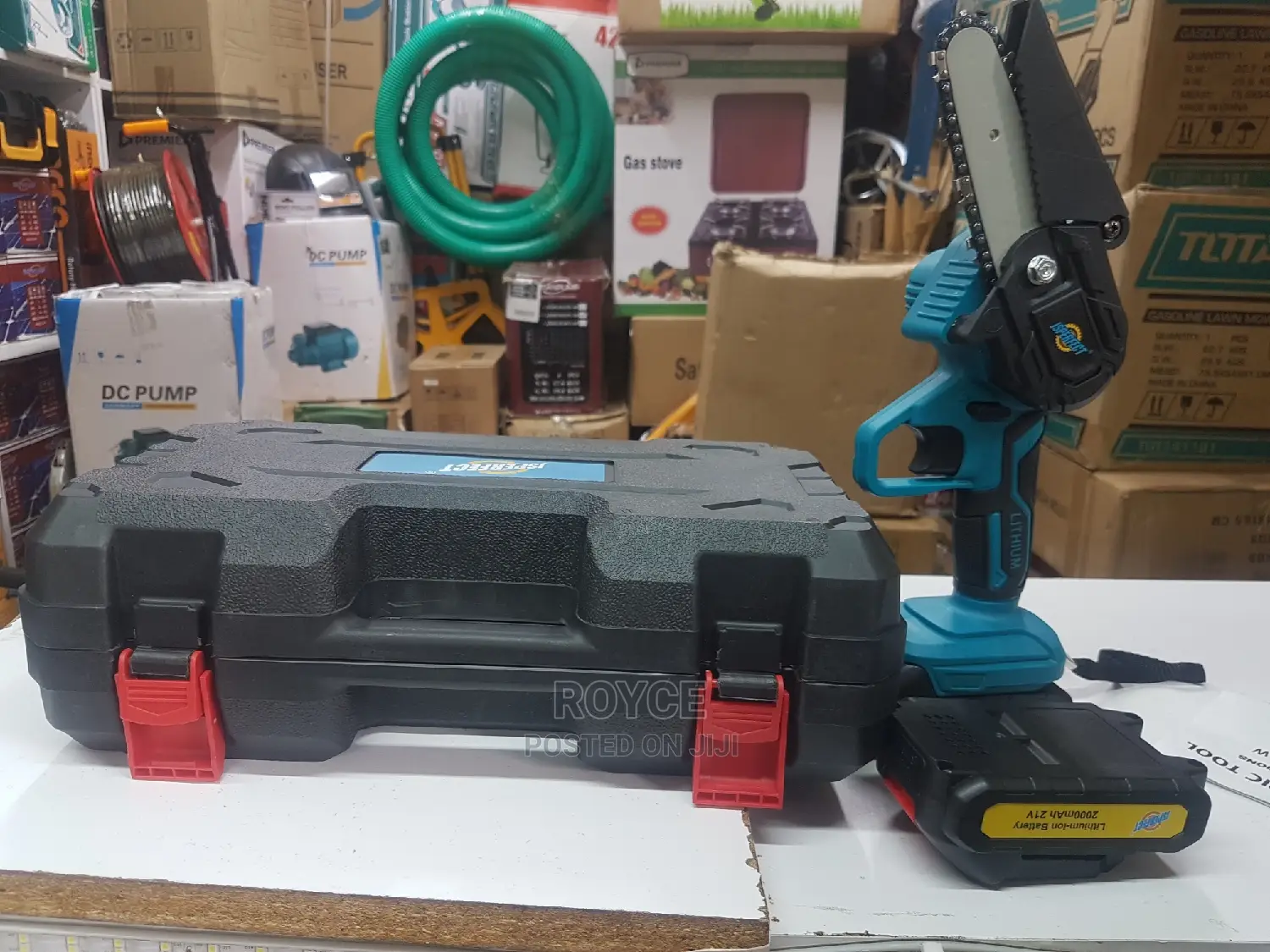 4 Inch Mini Electric Cordless Power Chain Saw