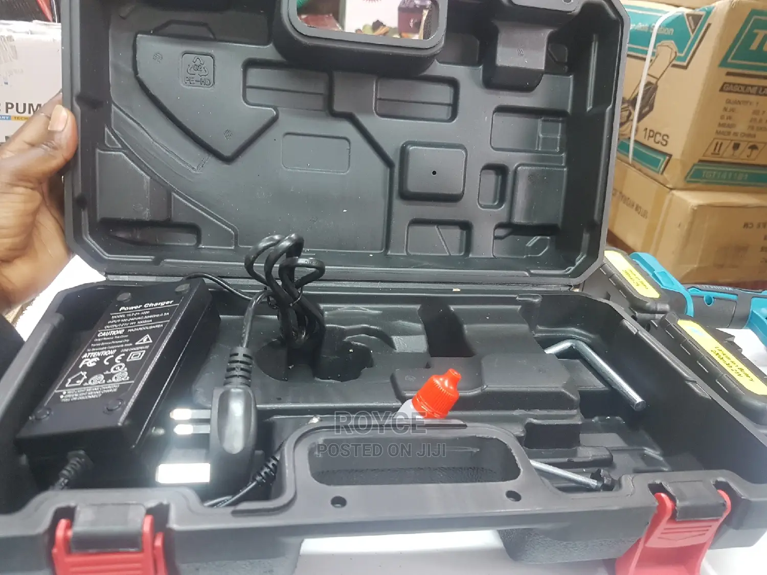 4 Inch Mini Electric Cordless Power Chain Saw