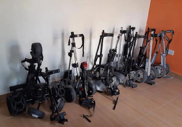 Golf Trolley - 2 Wheels Light Weight Aluminium Frame - Ex-uk - thumbnail 7