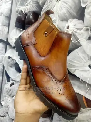 Top Quality Designer Brand Leather Official Boots