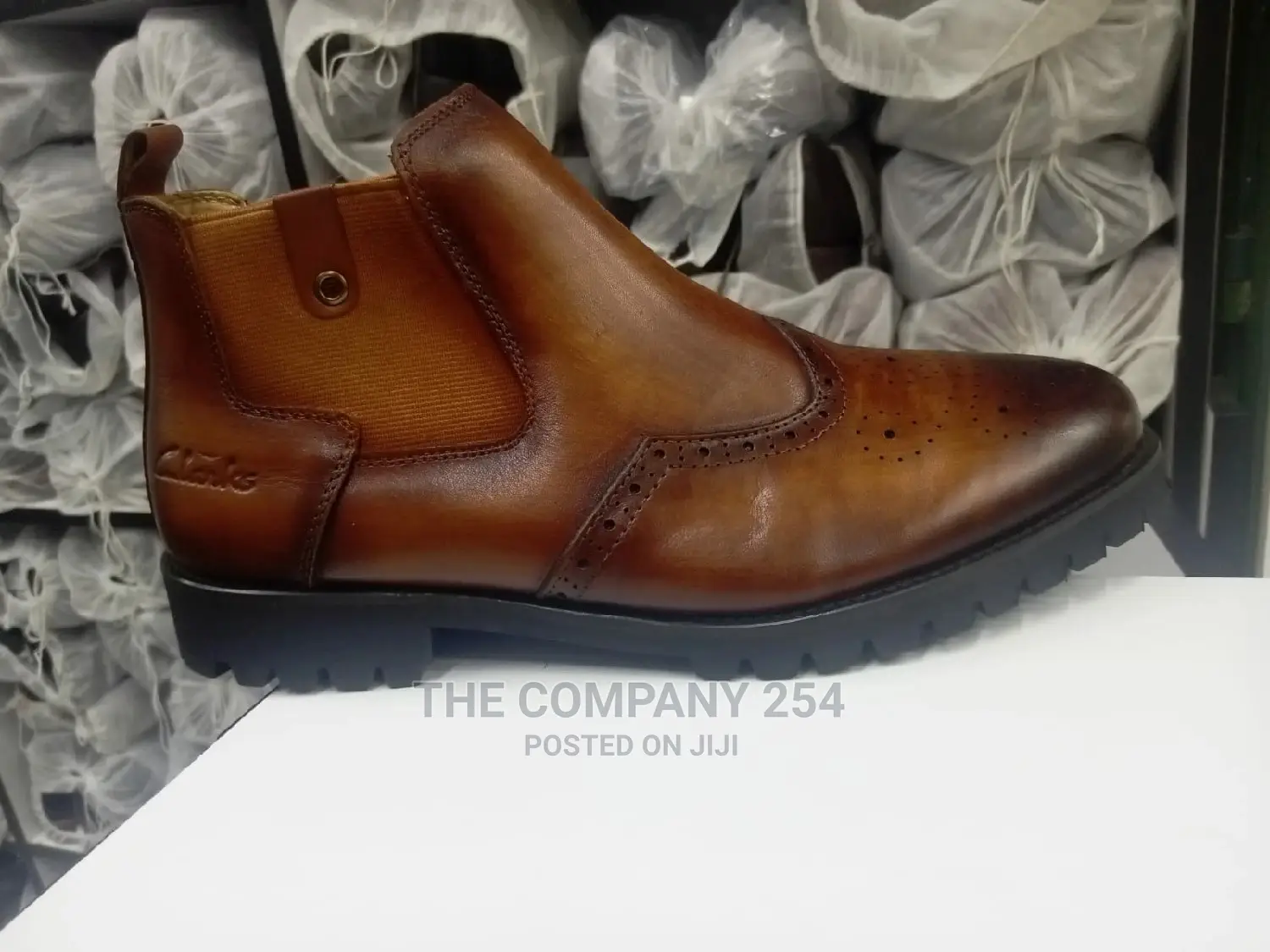 Top Quality Designer Brand Leather Official Boots