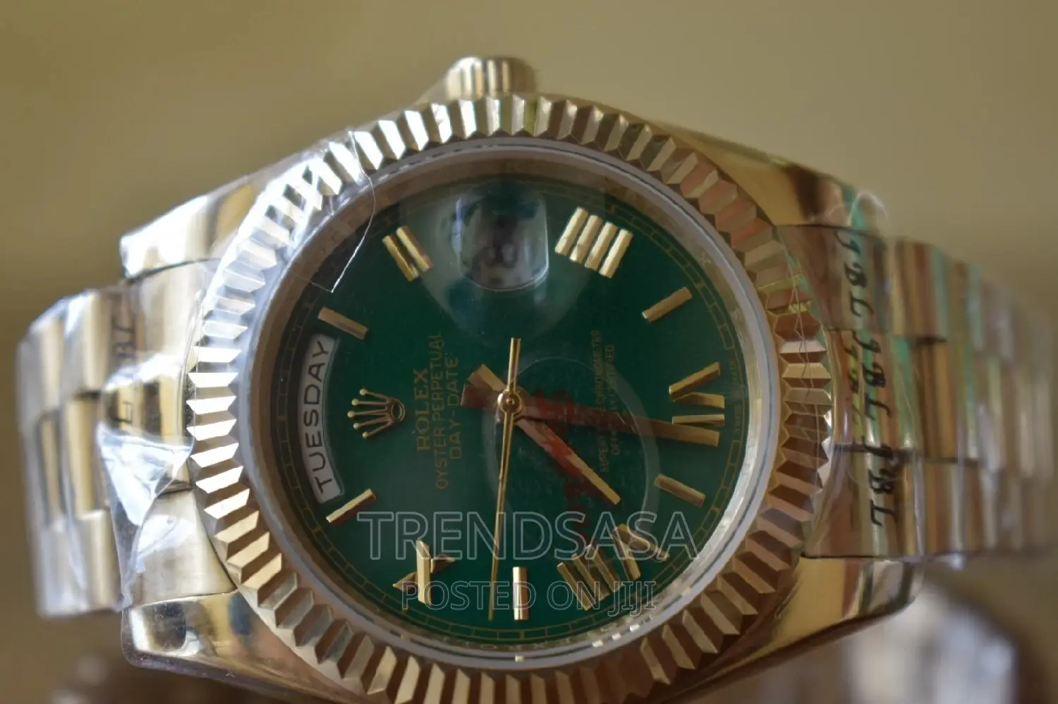Rolex Presidential Watch Green Dial Yellow Gold