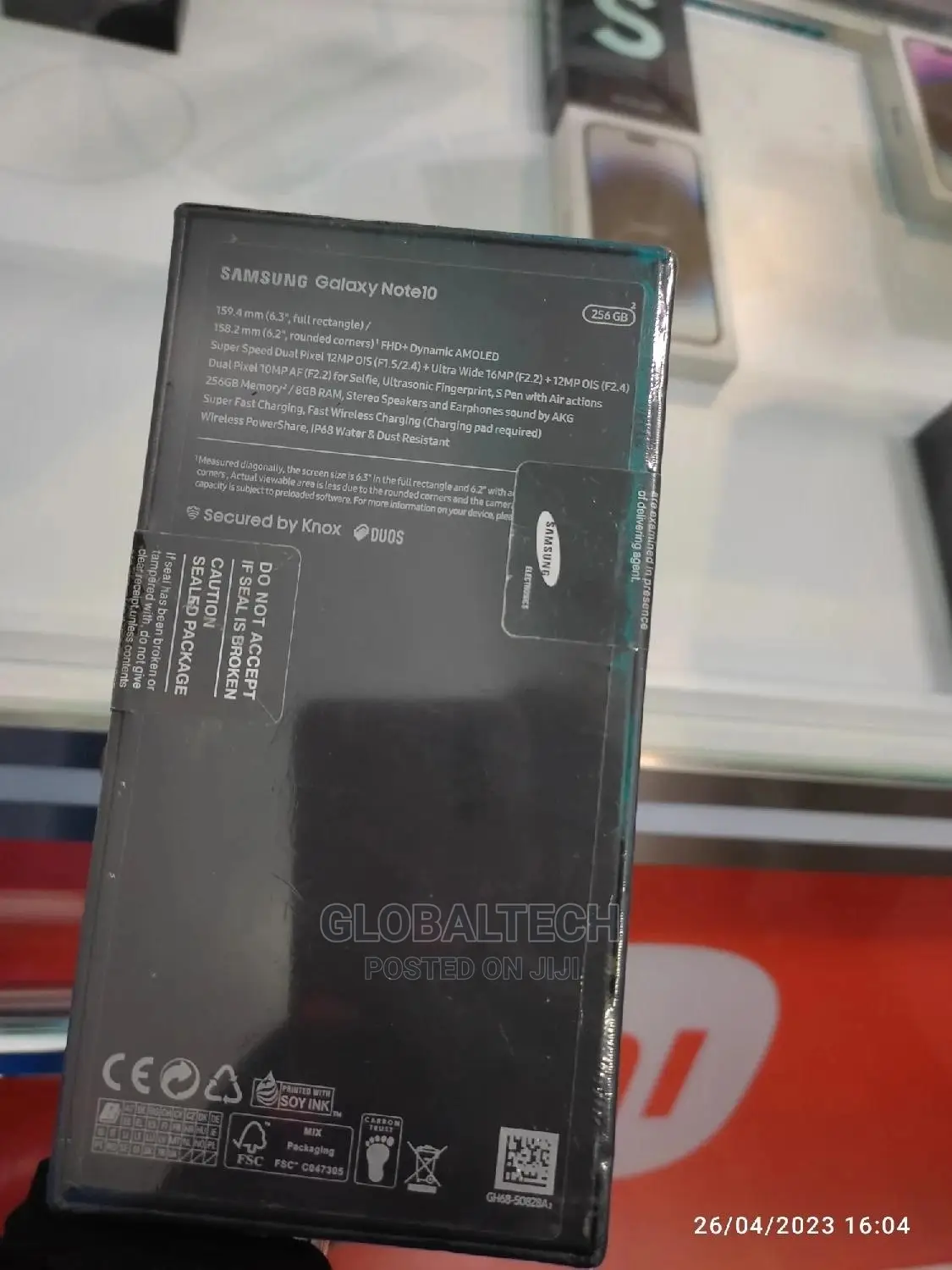 New Samsung Galaxy Note 10 256 GB Black