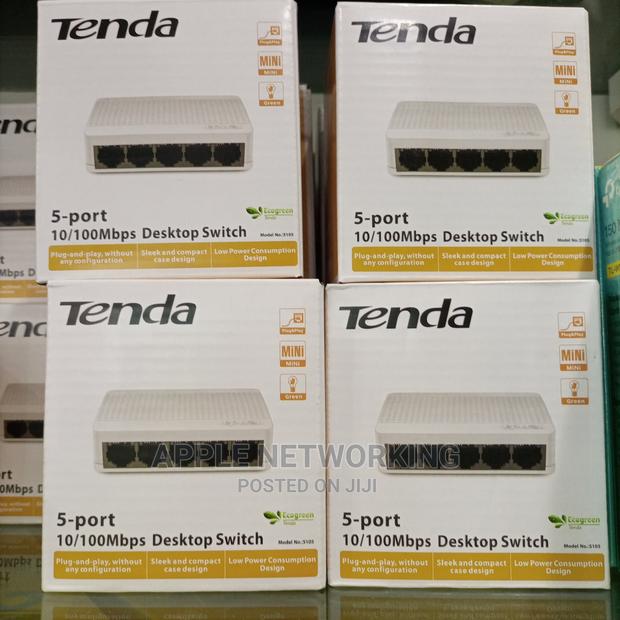TENDA 5 Port 10/100mbps Desktop Switch S105 - main view