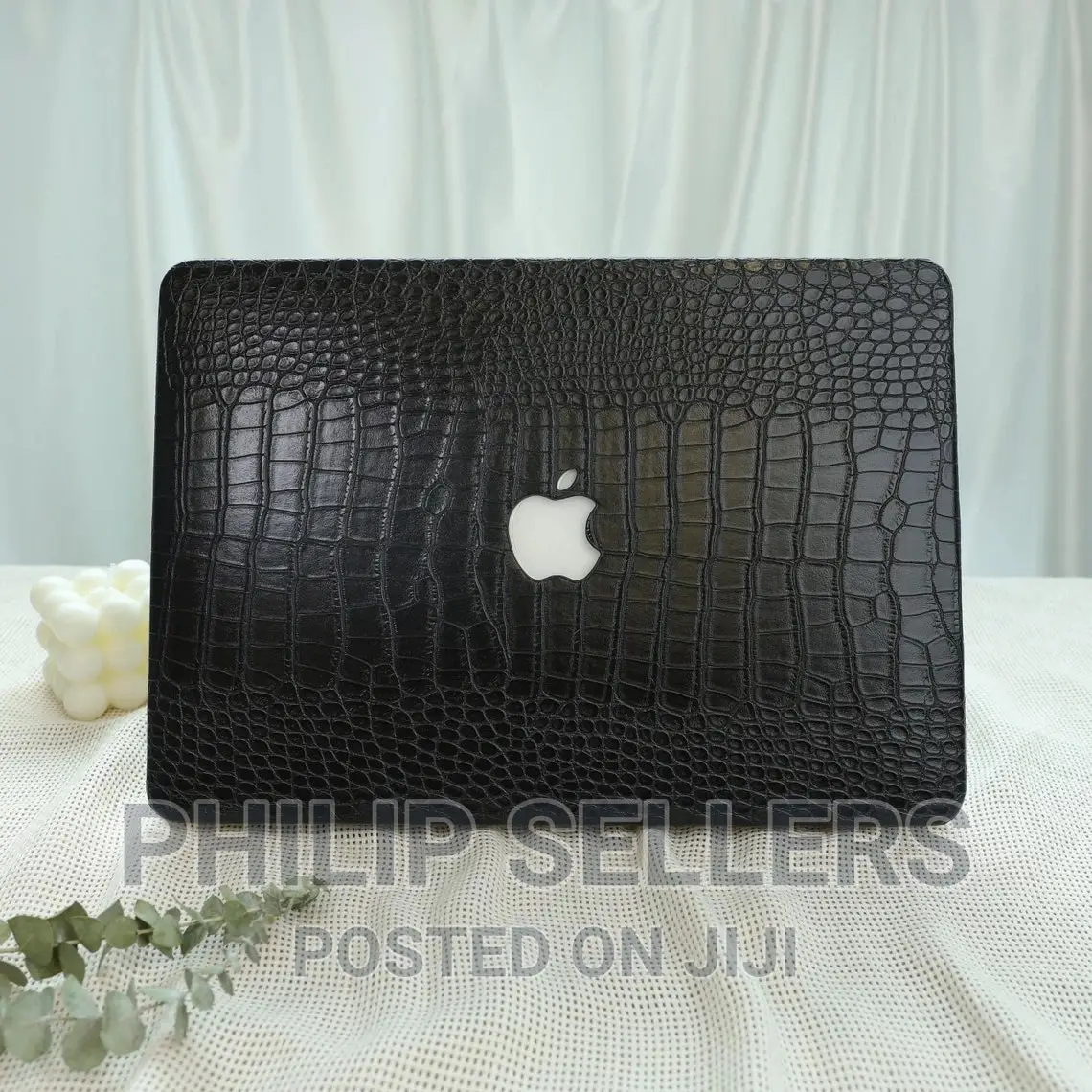 Classic Black Crocodile Print Macbook Hard Case for Pro 14 1