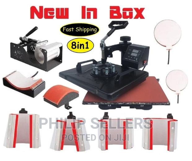 8 in 1 Heat Press Machine Digital Transfer Sublimation T-Shi - main view