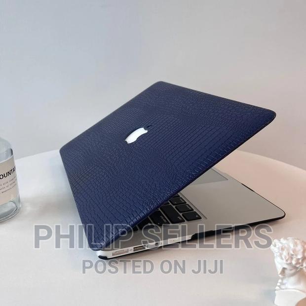 Denim Blue Crocodile Pattern Macbook Protective Hard Case La - thumbnail 3