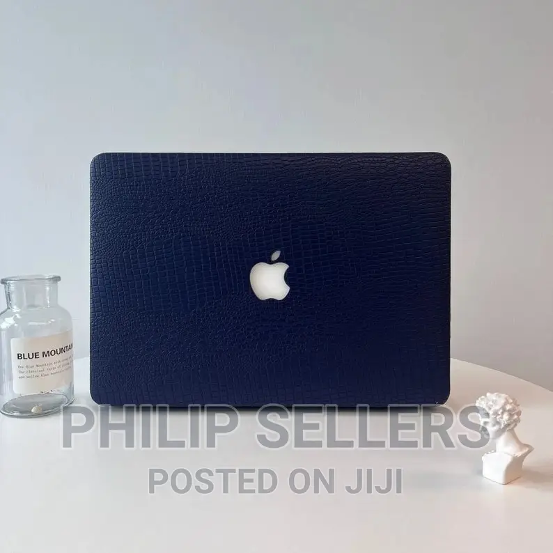 Denim Blue Crocodile Pattern Macbook Protective Hard Case La